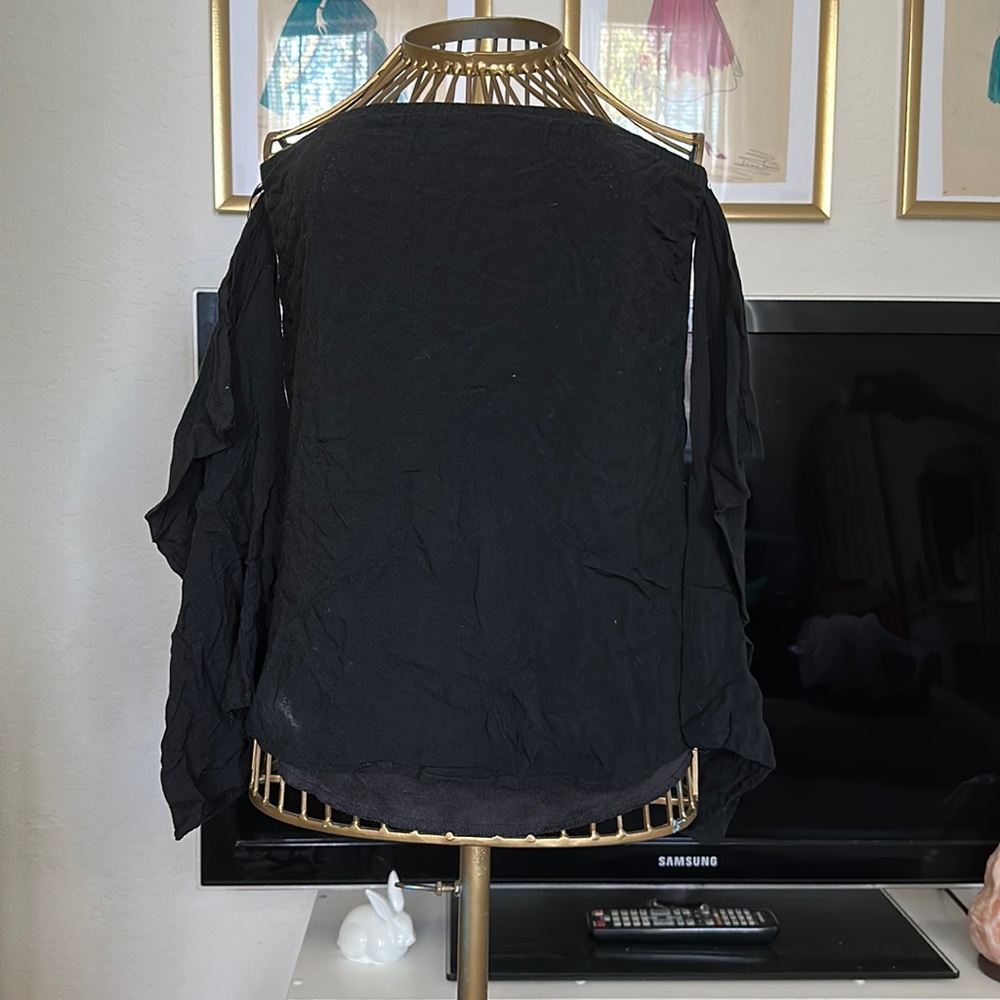 Black Tobi Off the Shoulder Top